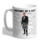I Love Mugs - Anatomy of A Scot (Scotsman) - Male Version - Funny Scottish Description Mug, Ceramic, 11fl.oz.