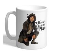 I Love Mugs - Baldrick - I Have A Cunning Plan - Tony Robinson - Classic British TV Comedy - Funny Quote Mug, Ceramic, 11fl.oz.