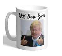 I Love Mugs - Boris Johnson - Thumbs Up - Well Done Boris, Ceramic, 11fl.oz.