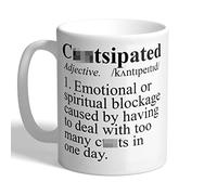 I Love Mugs - C*ntstipated Definition - Funny Mug, Ceramic, 11fl.oz.