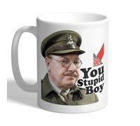 I Love Mugs - Captain Mainwaring - You Stupid Boy - Funny TV Quote Mug, Ceramic, 11fl.oz.