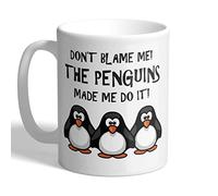 I Love Mugs - Don't Blame Me! Penguins Made Me Do It! - Mug, Ceramic, 11fl.oz.