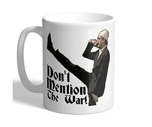 I Love Mugs - Don't Mention The War! - John Cleese - Mug, Ceramic, 11fl.oz.