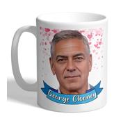 I Love Mugs - George Clooney - Appreciation - Actor, Love, Crush Mug, Ceramic, 11fl.oz.