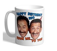 I Love Mugs - Happy Birthday Bro - from Me to You - Brother - Chuckle Mug, Ceramic, 11fl.oz.