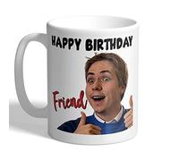 I Love Mugs - Happy Birthday Friend - Simon, Funny Mug, Ceramic, 11fl.oz.