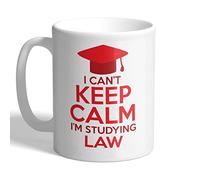 I Love Mugs - I Can't Keep Calm I'm Studying Law - Uni Mug, Ceramic, 11fl.oz.