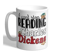 I Love Mugs - I Can't Stop Reading Charles Dickens - Mug, Ceramic, 11fl.oz.