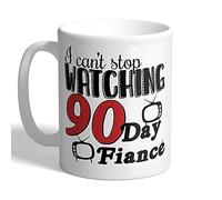 I Love Mugs - I Can't Stop Watching 90 Day Fiancé - Mug, Ceramic, 11fl.oz.