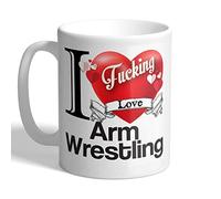 I Love Mugs - I F*cking Love Arm Wrestling - Mug, Ceramic, 11fl.oz.