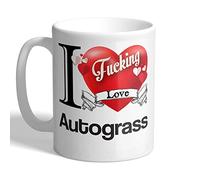 I Love Mugs - I F*cking Love Autograss - Mug, Ceramic, 11fl.oz.