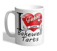 I Love Mugs - I F*cking Love Bakewell Tarts - Mug, Ceramic, 11fl.oz.