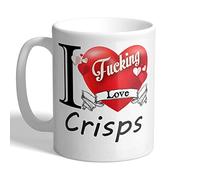 I Love Mugs - I F*cking Love Crisps - Mug, Ceramic, 11fl.oz.