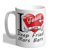 I Love Mugs - I F*cking Love Deep Fried Mars Bars - Mug, Ceramic, 11fl.oz.