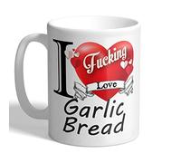 I Love Mugs - I F*cking Love Garlic Bread - Mug, Ceramic, 11fl.oz.