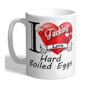 I Love Mugs - I F*cking Love Hard Boiled Eggs - Mug, Ceramic, 11fl.oz.