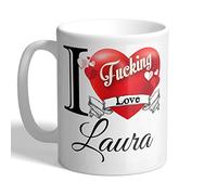 I Love Mugs - I F*cking Love Laura - Mug, Ceramic, 11fl.oz.