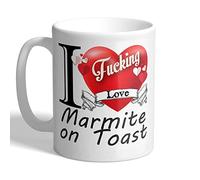 I Love Mugs - I F*cking Love Marmite on Toast - Mug, Ceramic, 11fl.oz.