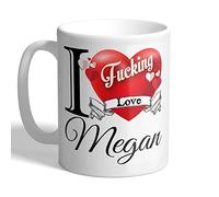 I Love Mugs - I F*cking Love Megan - Mug, Ceramic, 11fl.oz.