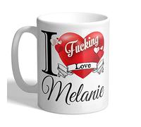 I Love Mugs - I F*cking Love Melanie - Mug, Ceramic, 11fl.oz.
