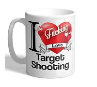 I Love Mugs - I F*cking Love Target Shooting - Mug, Ceramic, 11fl.oz.