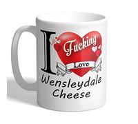 I Love Mugs - I F*cking Love Wensleydale Cheese - Mug, Ceramic, 11fl.oz.
