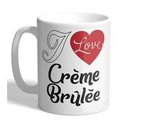 I Love Mugs - I Love Crème Brûlée - Mug, Ceramic, 11fl.oz.