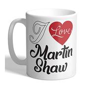 I Love Mugs - I Love Martin Shaw (Heart Design) - Mug, Ceramic, 11fl.oz.
