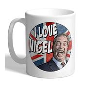 I Love Mugs - I Love Nigel - Nigel Farage - UKIP Mug, Ceramic, 11fl.oz.