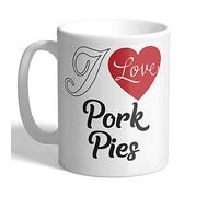 I Love Mugs - I Love Pork Pies - Mug, Ceramic, 11fl.oz.