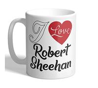 I Love Mugs - I Love Robert Sheehan (Heart Design) - Mug, Ceramic, 11fl.oz.