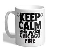 I Love Mugs - Keep Calm and Watch Chicago Fire - Mug, Ceramic, 11fl.oz.