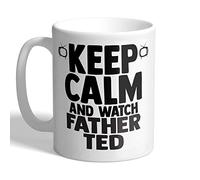I Love Mugs - Keep Calm and Watch Father Ted - Mug, Ceramic, 11fl.oz.