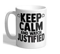 I Love Mugs - Keep Calm and Watch Justified - Mug, Ceramic, 11fl.oz.