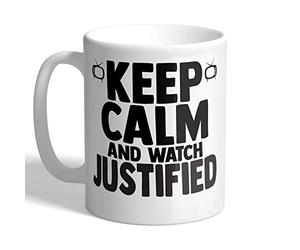 I Love Mugs - Keep Calm and Watch Justified - Mug, Ceramic, 11fl.oz.
