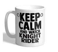 I Love Mugs - Keep Calm and Watch Knight Rider - Mug, Ceramic, 11fl.oz.