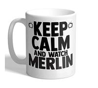 I Love Mugs - Keep Calm and Watch Merlin - Mug, Ceramic, 11fl.oz.