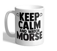 I Love Mugs - Keep Calm and Watch Morse - Mug, Ceramic, 11fl.oz.