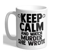 I Love Mugs - Keep Calm and Watch Murder She Wrote - Mug, Ceramic, 11fl.oz.