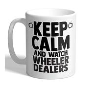 I Love Mugs - Keep Calm and Watch Wheeler Dealers - Mug, Ceramic, 11fl.oz.