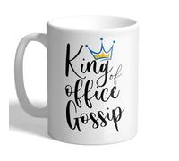 I Love Mugs - King of Office Gossip - Funny Colleague Mug, Ceramic, 11fl.oz.