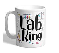 I Love Mugs - Lab King - Science Technician, Laboratory Mug, Ceramic, 11fl.oz.