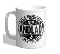 I Love Mugs - Landlady - F*cking Legend - Mug, Ceramic, 11fl.oz.