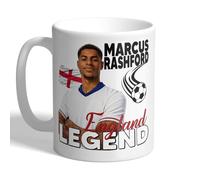 I Love Mugs - Marcus Rashford - England Legend - English Football Mug, Ceramic, 11fl.oz.
