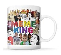 I Love Mugs - Meme King - Funny Mug, Ceramic, 11fl.oz.