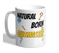 I Love Mugs - Natural Born Quizmaster - Pub Quiz Mug, Ceramic, 11fl.oz.