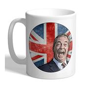 I Love Mugs - Nigel Farage - No Text - Union Jack - UKIP Mug, Ceramic, 11fl.oz.
