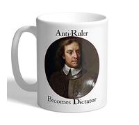 I Love Mugs - Oliver Cromwell - Anti-Ruler - Becomes Dictator - History Mug, Ceramic, 11fl.oz.
