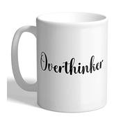 I Love Mugs - Overthinker - Anxiety Mug, Ceramic, 11fl.oz.