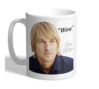 I Love Mugs - Owen Wilson - Wow - Funny Quote Actor Mug, Ceramic, 11fl.oz.